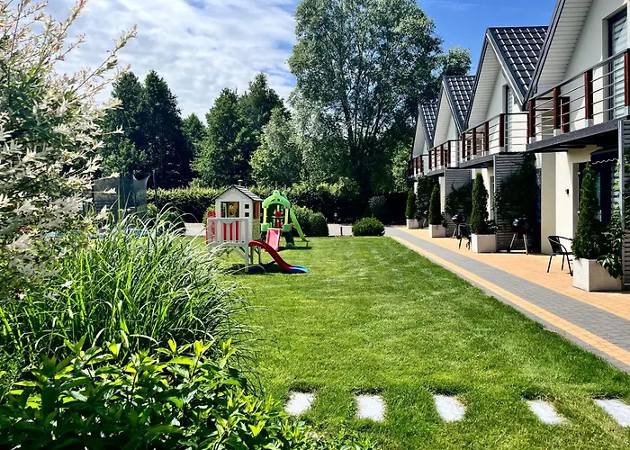 Niebianskie Zacisze-domki Z Sauna I Basenem Semesterbostad