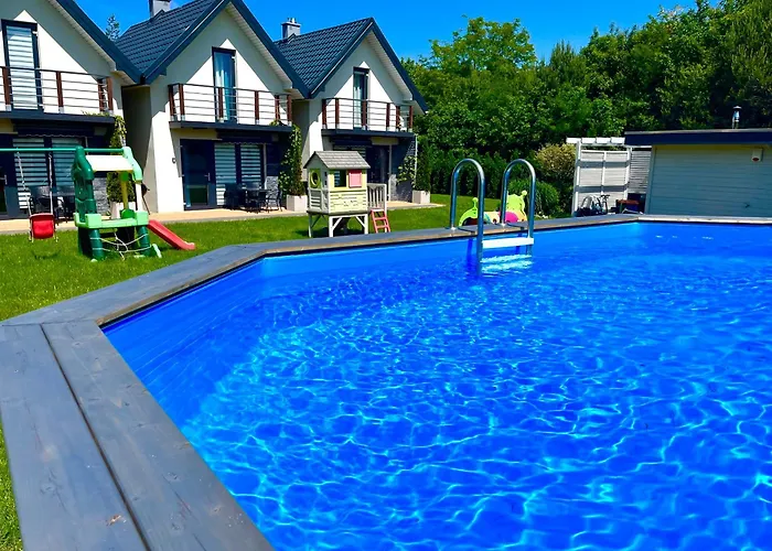 Niebianskie Zacisze-domki Z Sauna I Basenem Semesterbostad Odargowo